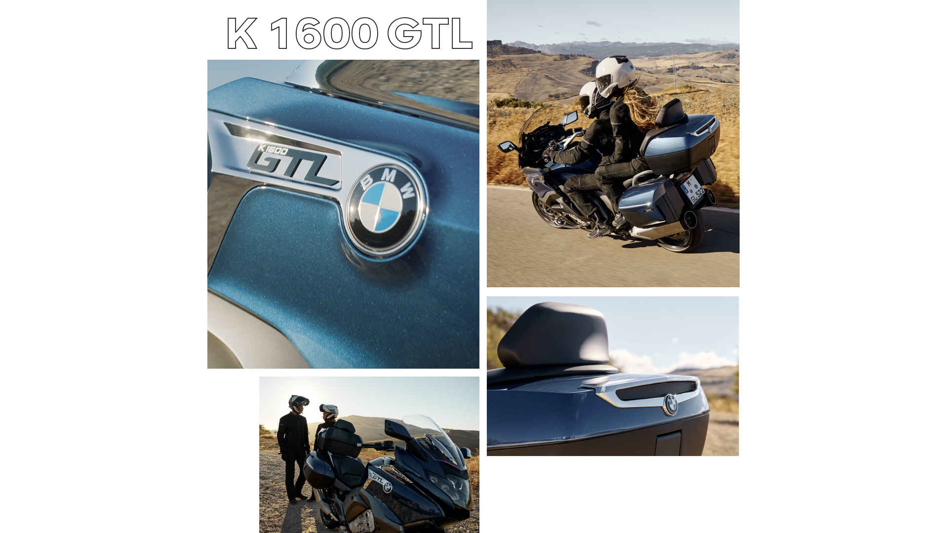 Dynamic shots of a moving K 1600 GT.