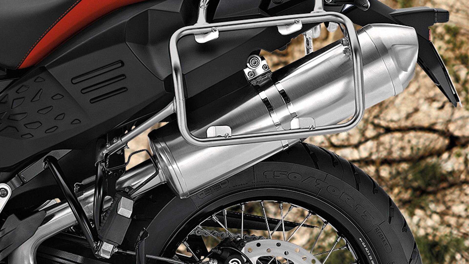F 800 GS Adventure rear silencer