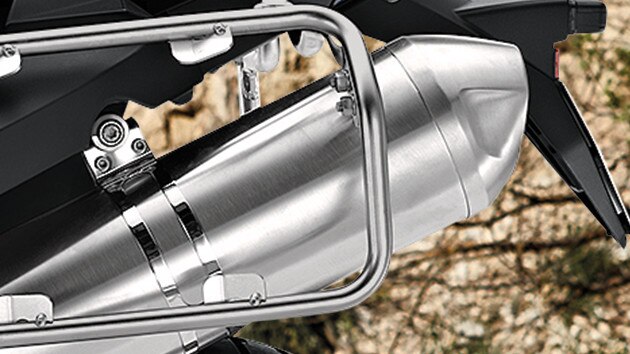 F 800 GS Adventure rear silencer