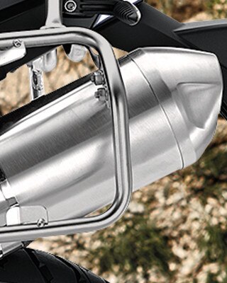 F 800 GS Adventure rear silencer