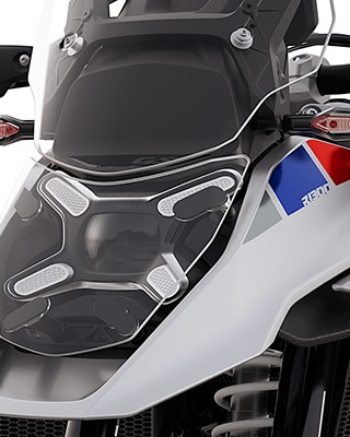 The front of the R 1300 GS Trophy from BMW Motorrad