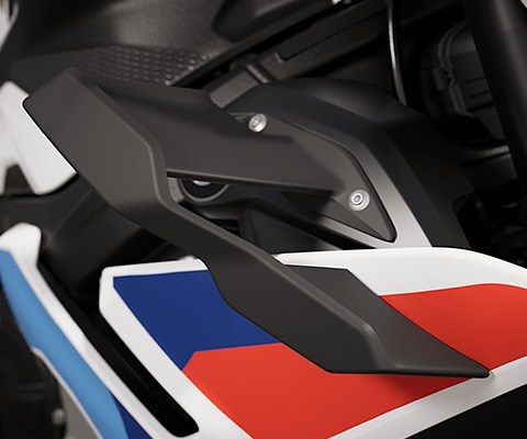 The winglets of the M 1000 R from BMW
