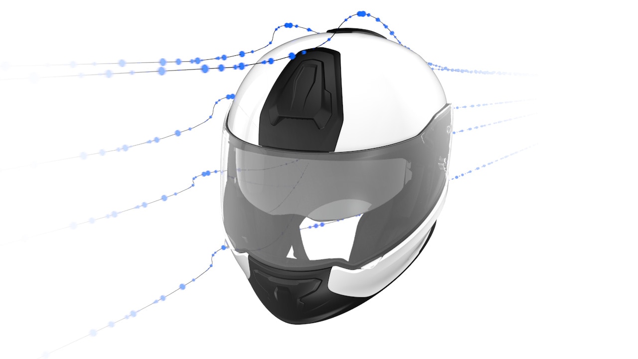 Optimised aerodynamics System 7 Carbon Helmet