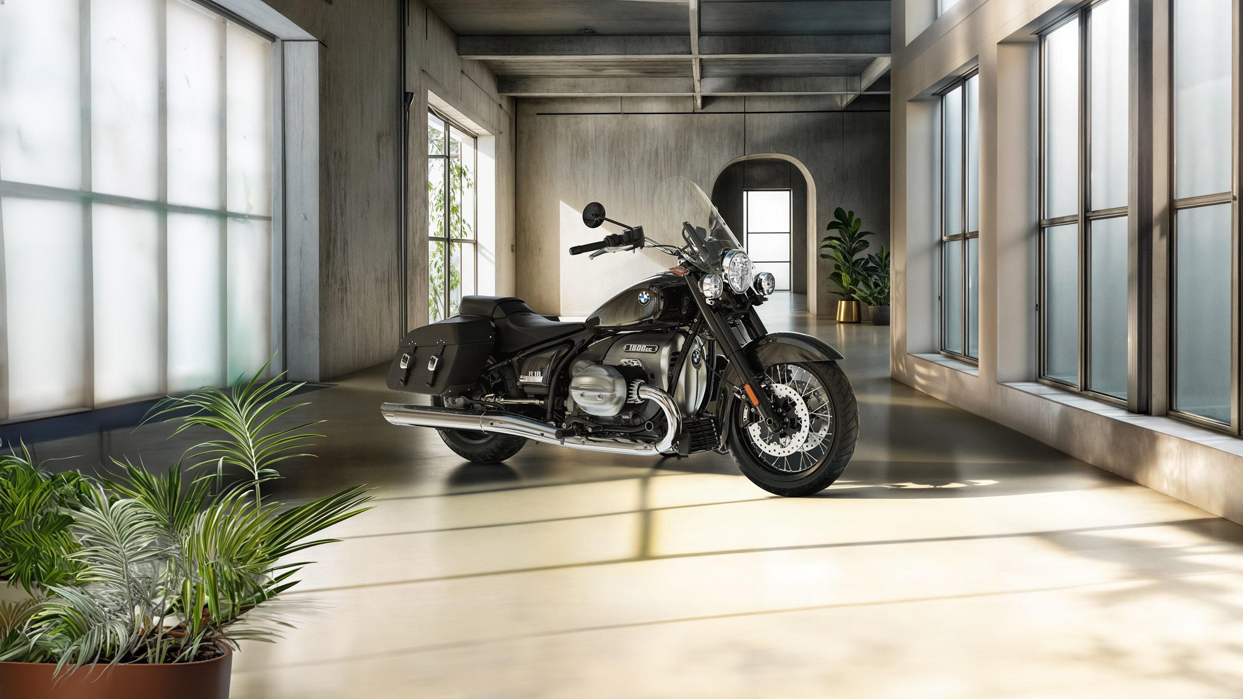 BMW Moto rrad R18シリーズ 2-TONE-BLACKミラー BMW Mirror pack 2-Tone-Black Roland Sands Design -R18/R18B